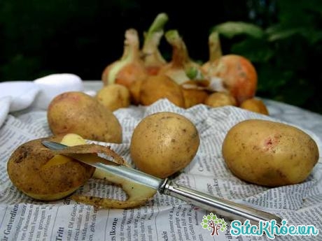 Tác dụng của vỏ khoai tây đối với sức khỏe như hỗ trợ điều hòa huyết áp, ngừa thiếu máu...