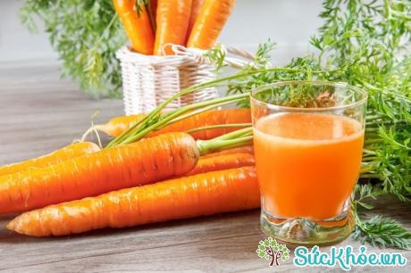 Cà rốt là một trong những loại rau củ bổ máu cho phụ nữ mang thai