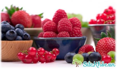 Các chất chống oxy hóa có rất nhiều trong rau và các loại hoa quả tươi