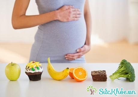 Chế độ dinh dưỡng sẽ góp phần tạo tiền đề giúp bé thông minh khỏe mạnh ngay từ trong bụng mẹ.