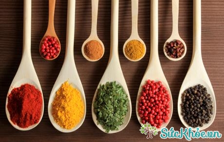 Các loại gia vị được sử dụng rất nhiều và linh hoạt trong ẩm thực Ấn Độ giúp chữa bệnh hiệu quả
