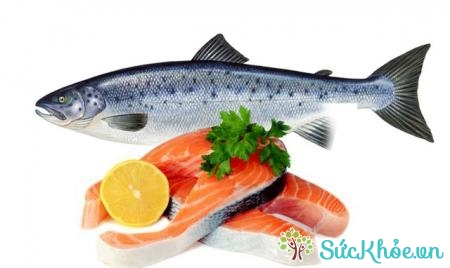 Cá hồi giàu axit béo omega-3 ngan ngừa bệnh tim và đột quỵ