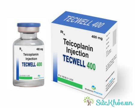 Teicoplanin là kháng sinh glycopeptid dùng để điều trị các nhiễm khuẩn Gram dương hiếu khí và yếm khí nặng.