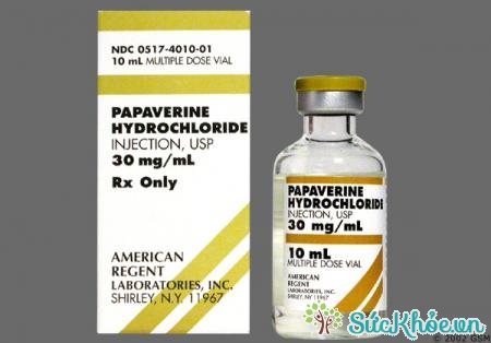 Papaverin dung dịch thuốc tiêm