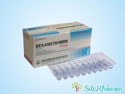 Dexamethason 4mg/1ml (thuốc tiêm - công ty dược trang thiết bị y tế Bình Định)