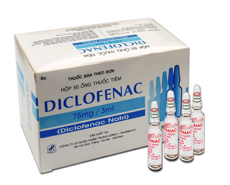 Diclofenac (dung dịch tiêm)