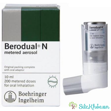 Berodual (thuốc phun sương, hộp 1 lọ 10ml) và một số thông tin thuốc