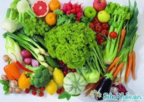 Hoa quả và rau chứa nhiều chất chống ô-xy hóa 