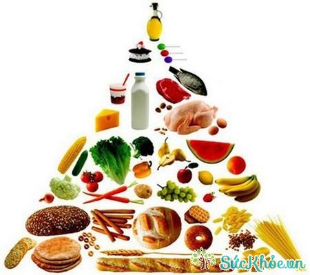 Đảm bảo bữa ăn có đủ các chất dinh dưỡng ở tỉ lệ cân đối
