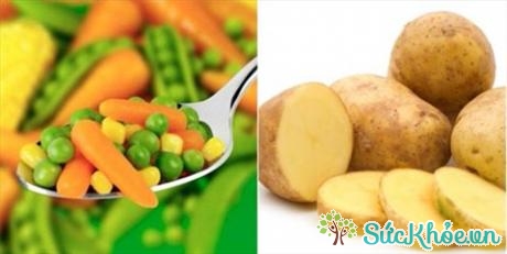 Ngô ngọt và các loại hạt đậu, khoai tây nên hạn chế ăn nếu bạn muốn sở hữu vòng eo thon gọn