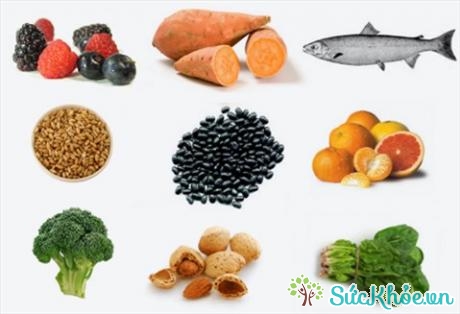 Nên ăn phối hợp đa dạng các loại thực phẩm tốt cho sức khỏe 
