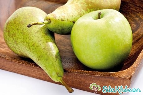 Lê hay táo có thể giúp hạ thấp đường huyết và giảm sự thèm ăn