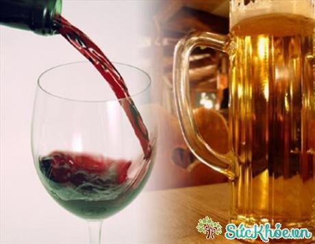 Uống rượu quá nhiều (nhất là bia) làm cho hàm lượng chì trong máu gia tăng
