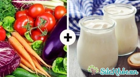 Rau quả và sữa chua giúp cải thiện chức năng dạ dày và bình thường hóa vi sinh đường ruột