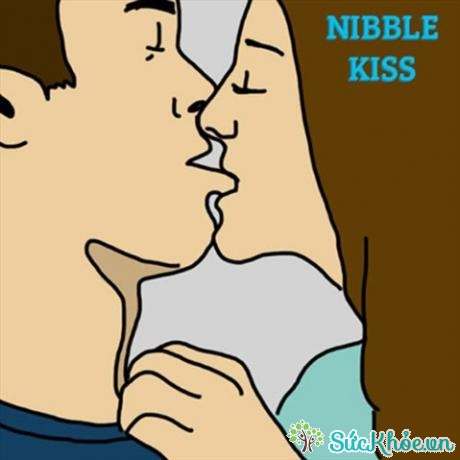 'The Nibble Kiss' là nụ hôn đầy nhiệt huyết