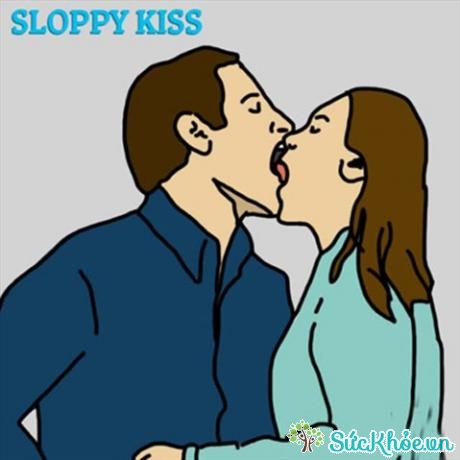 'The Sloppy Kiss' là một kiểu hôn nói về sự ham muốn tình dục