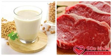 Nếu kết hợp thịt bò với đậu nành sẽ làm tăng lượng axit uric có trong cơ thể gây đau khớp