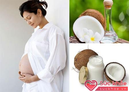 Nước dừa là thứ nước giải khát an toàn, sạch cho mẹ trong thai kỳ