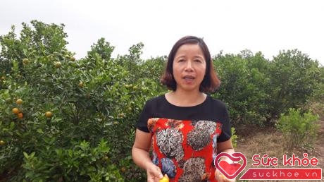 Bà Hoàng Thị Thu Hương - Cán bộ điều phối của Biotrade