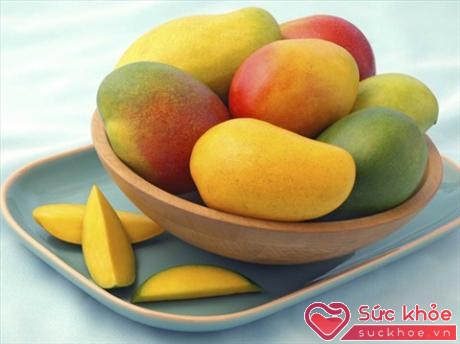 Xoài là loại trái cây phổ biến trong mùa hè 