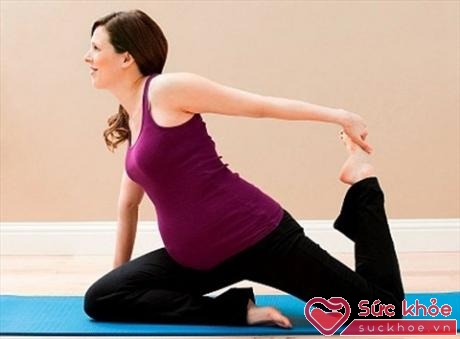 Tập luyện nhẹ nhàng giúp mẹ bầu và thai nhi khỏe mạnh