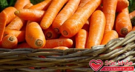 Cà rốt giúp cân bằng nội tiết.