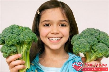 Ăn nhiều rau tốt cho trẻ