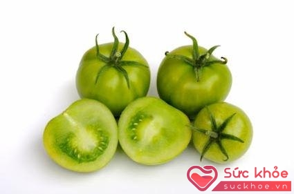Ăn cà chua xanh rất dễ bị ngộ độc