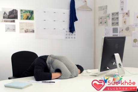 “Ngủ ngồi” và gục xuống bàn là tư thế ngủ quen thuộc vào buổi trưa của rất nhiều người đặc biệt là những ai làm văn phòng