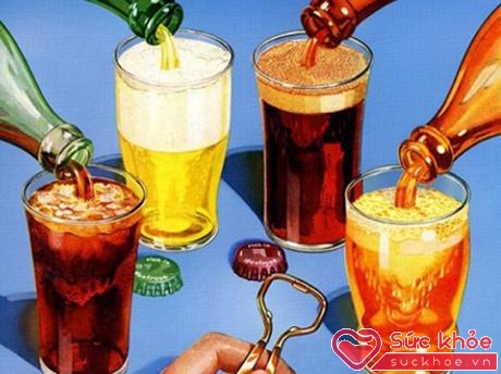 Các loại nước đóng chai thường chứa soda hoặc chất tạo ga hay axit citric nếu uống lúc sáng sớm không tốt cho sức khỏe