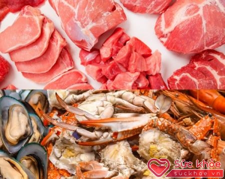 Không nên nấu chung thịt bò với hải sản sẽ làm giảm chất dinh dưỡng