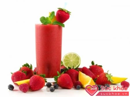 Nước ép trái cây tăng cương sức đề kháng và giúp cơ thể chống lại bệnh tật