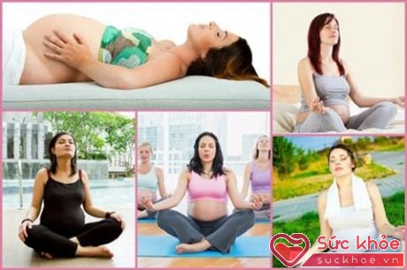 Yoga là phương pháp tập thở rất tốt cho bà bầu (Ảnh: Internet)