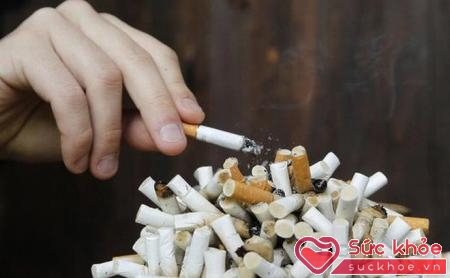 Thuốc lá có chứa nhiều nicotine kích thích sự hưng phấn trong não bộ