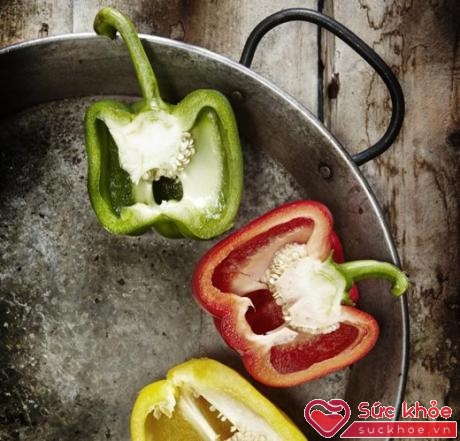 Ớt chuông rất giàu các chất chống oxi hóa và vitamin C