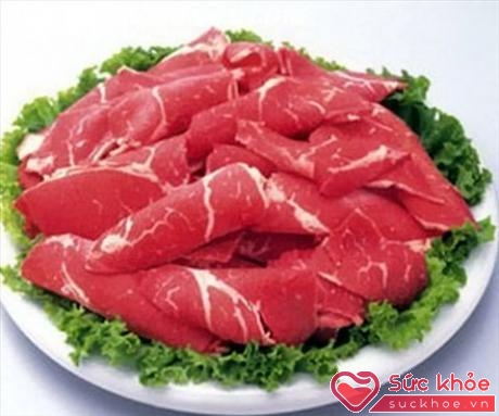 Thịt bò là món ăn tốt cho nam giới bị liệt dương, di tinh