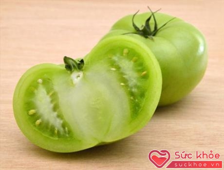 Cà chua xanh giúp giảm giãn tĩnh mạch
