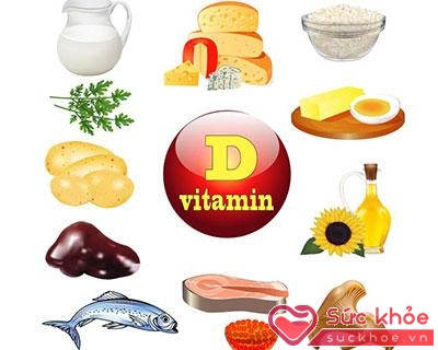 Vitamin D có nhiều trong cá hồi, gan, nấm tự nhiên, sữa, ngũ cốc…