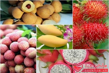 Vitamin C có nhiều trong hoa quả và rau xanh