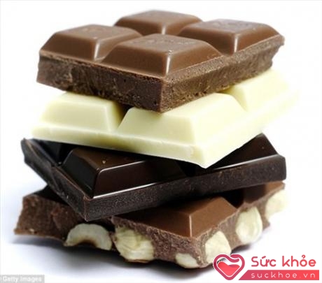 Chocolate có tác dụng giảm stress, cắt cơn ho, khiến tinh thần hứng khởi. Ảnh: Getty Images.