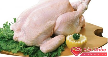 Thịt gà là thực phẩm dễ hấp thu đối với người bệnh tiêu chảy (Ảnh minh họa: Internet)