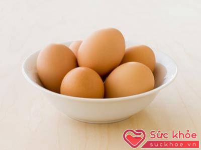 Trứng gà giúp tăng cân. (Hình minh họa)