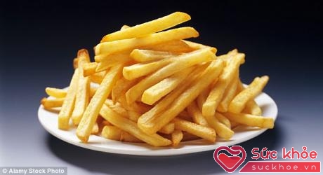 Một nghiên cứu đã chỉ rõ ăn khoai tây chiên 2 lần một tuần sẽ làm tăng gấp đôi nguy cơ tử vong.