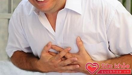 Đau thắt ngực là biểu hiện của nhồi máu cơ tim cấp.