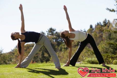Tập thể dục đều đặn phòng nhồi máu cơ tim cấp.