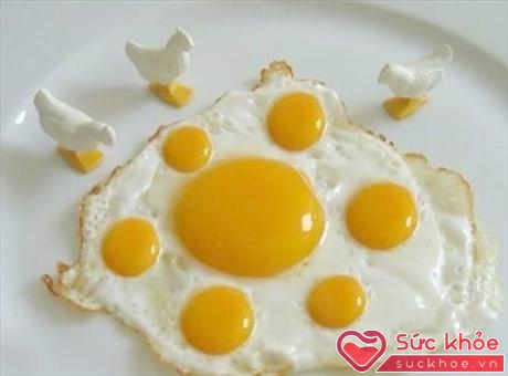 Trứng chứa hàm lượng dinh dưỡng cao (ảnh minh họa: Internet)