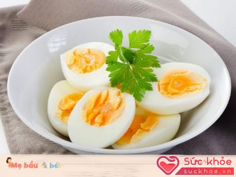 Trứng gà là món ăn có thành phần dinh dưỡng cao, tốt cho bà bầu.