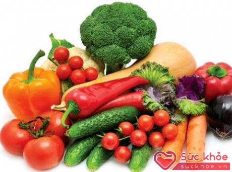 Người bệnh vẩy nến cần ăn nhiều loại rau quả giàu vitamin