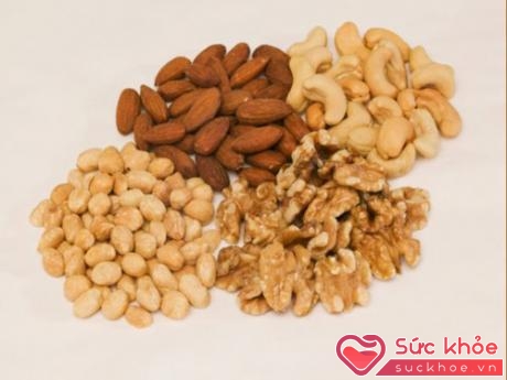 Các loại hạt các có chất béo lành mạnh chống lại bệnh tim.