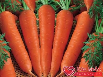 Vitamin A có nhiều trong cà rốt